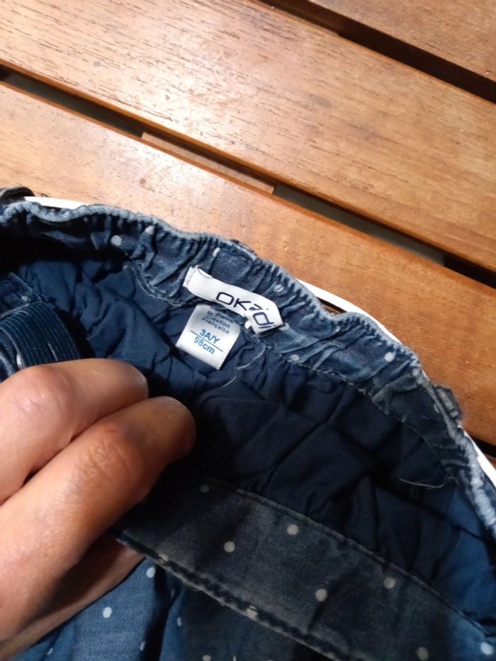 Jupe en jean T 3 ans 98 cm - photo numéro 4