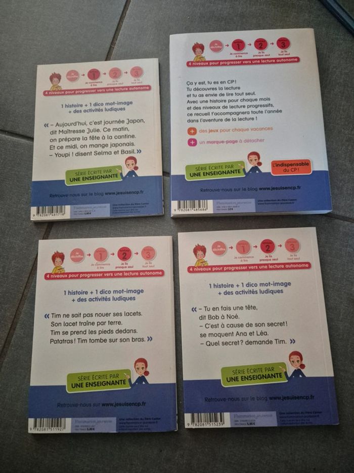 Lot de 4 livres de la collection "je suis en CP " - photo numéro 2