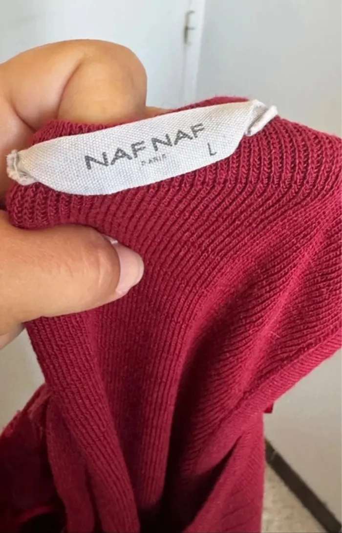 Robe Naf Naf rouge/terracotta - photo numéro 4