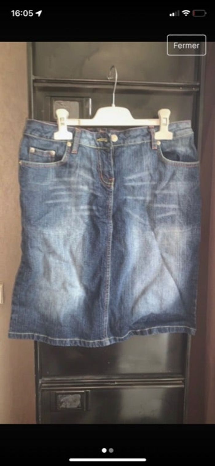 Jupe en jean femme