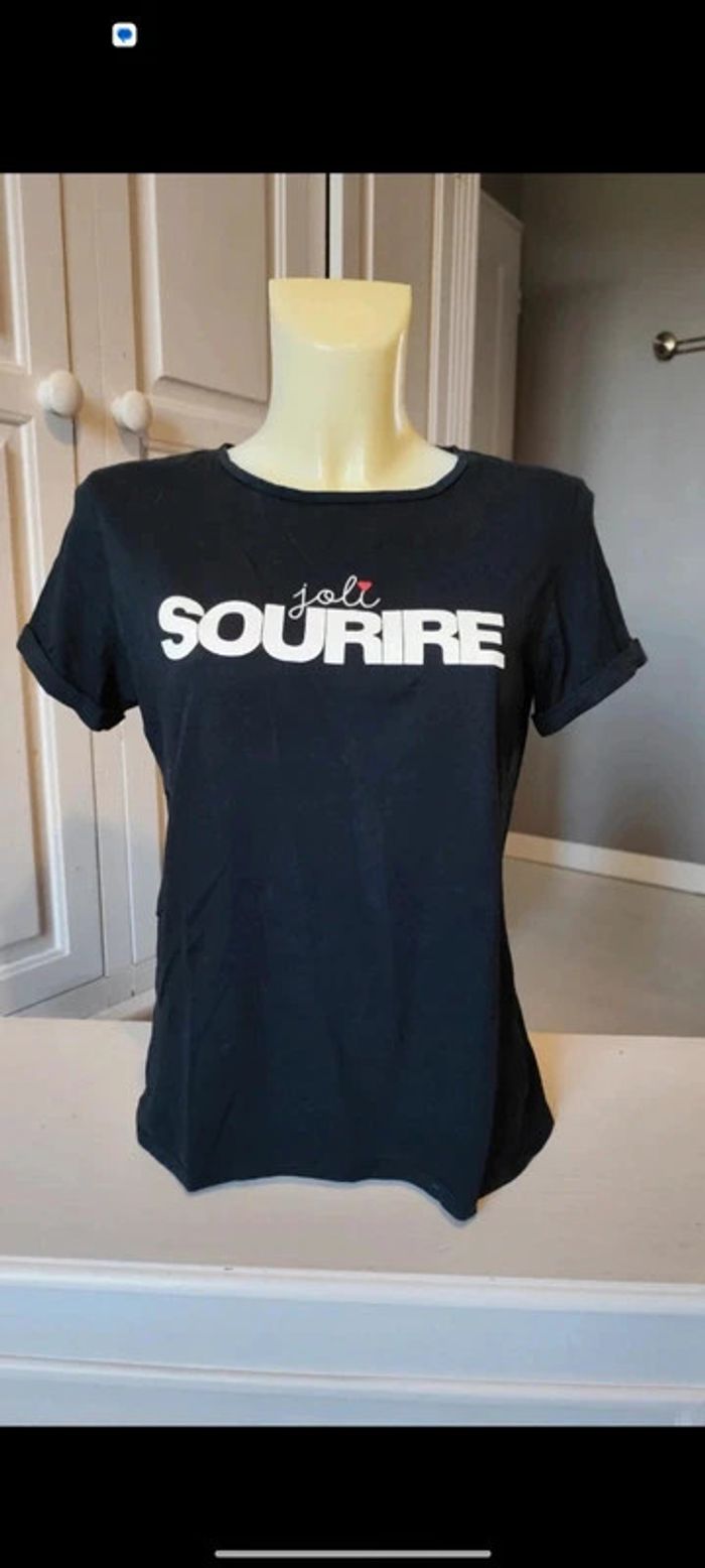 Tee-shirt "Joli sourire" 38 - Kiabi