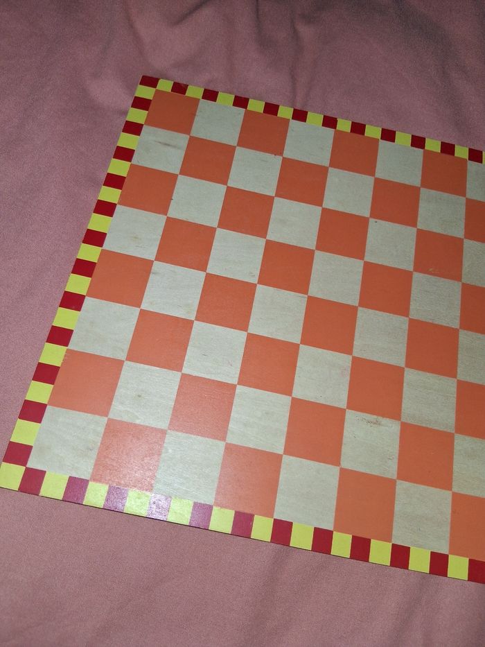 Jeux de dames en bois - photo numéro 5