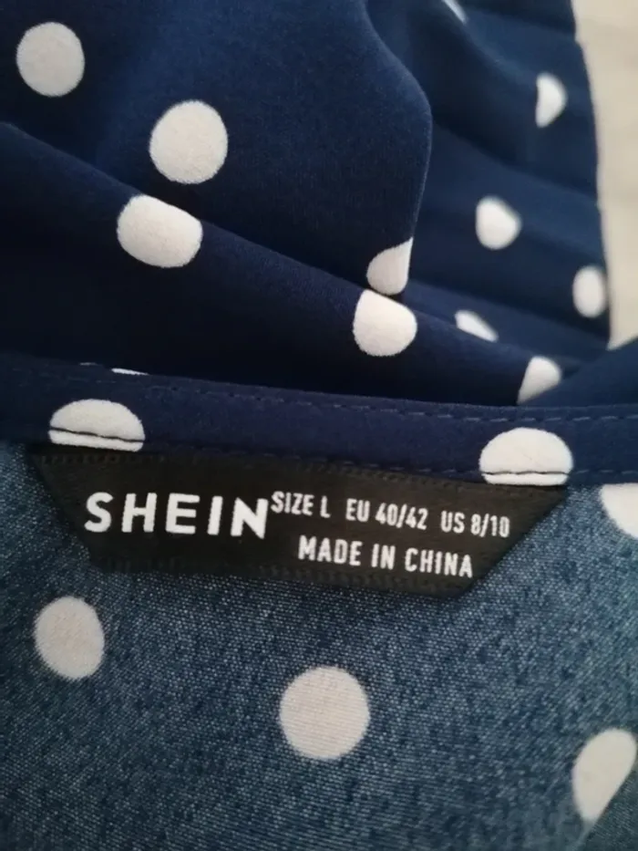 Robe à pois shein L - photo numéro 4
