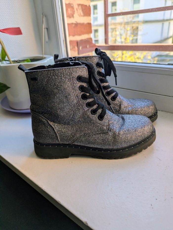 Bottines à paillettes tom tailor taille 36 - photo numéro 2