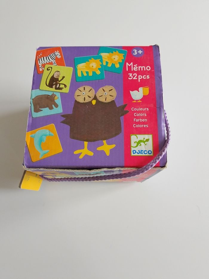 Mémo 32 pieces couleurs Djeco complet - photo numéro 2