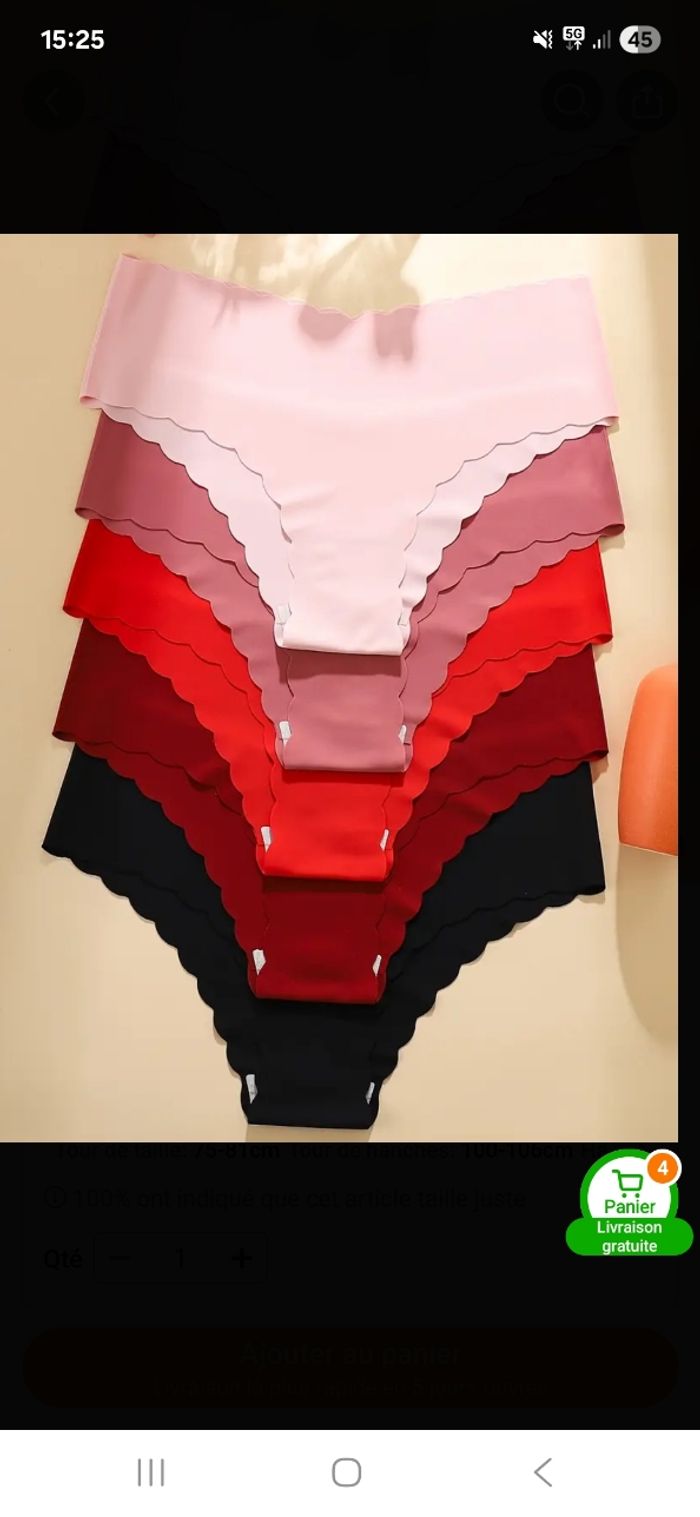 Lots de 16 pièces vêtements et culottes