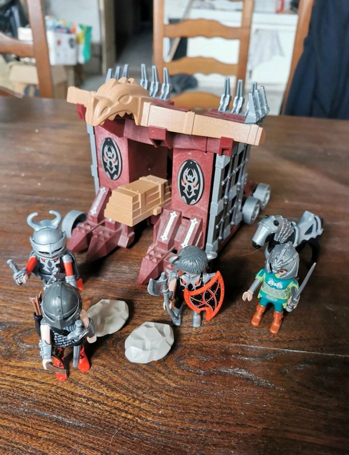 Playmobil char d assaut chevaliers