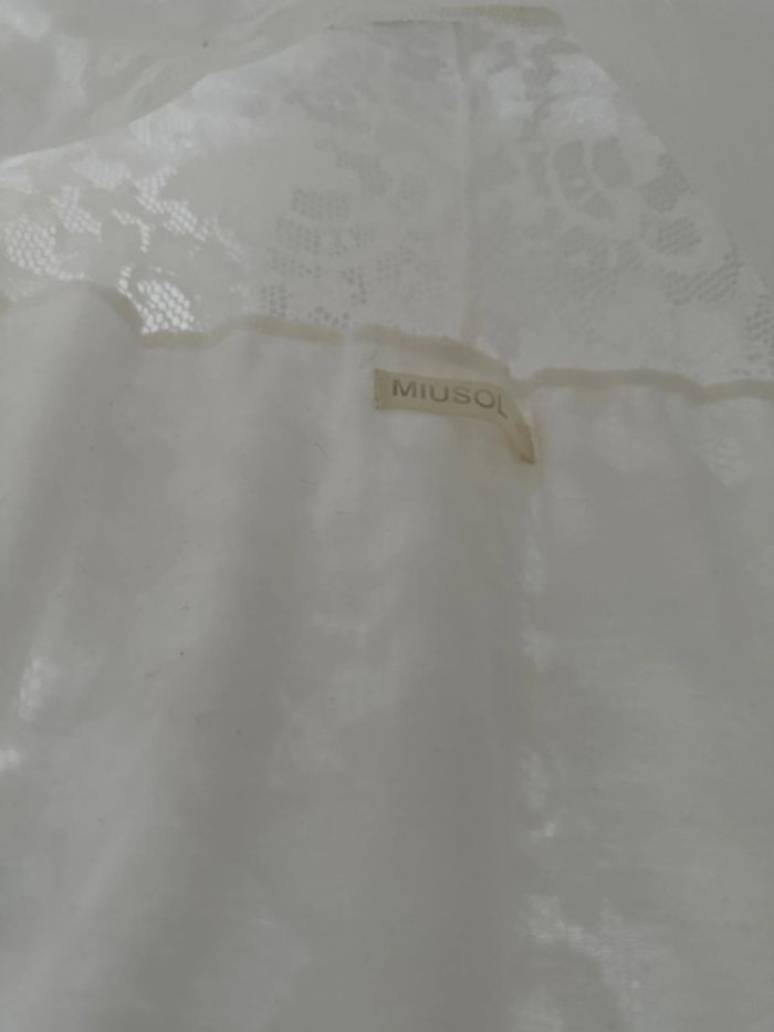 Robe blanche dentelle - photo numéro 5