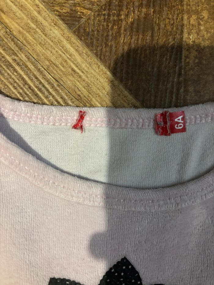 Pyjama rose fillette 6 ans - photo numéro 5