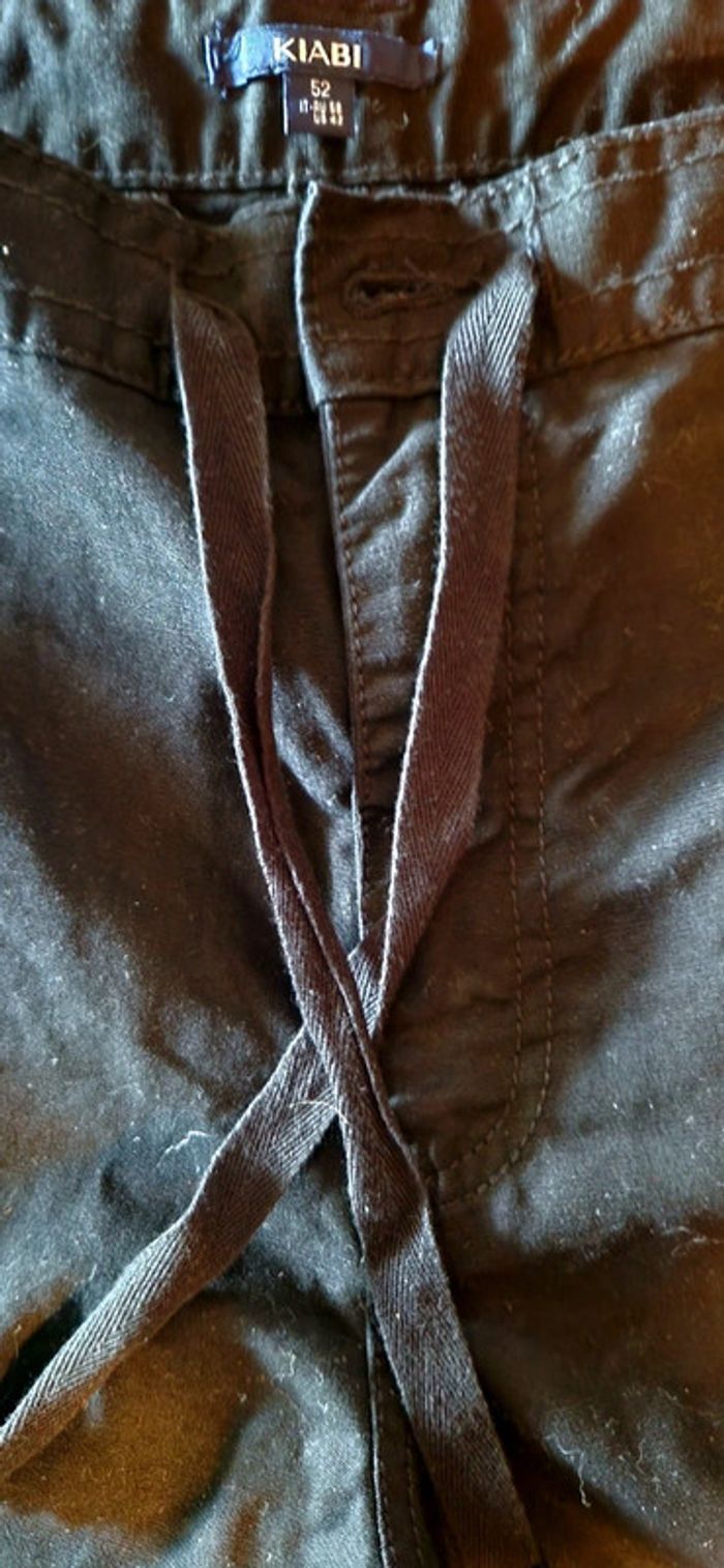 Short /bermuda homme noir taille 52 - photo numéro 2