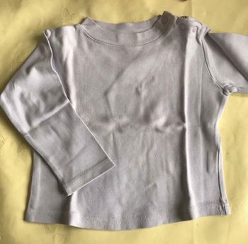 Tee shirt à manches longues lilas