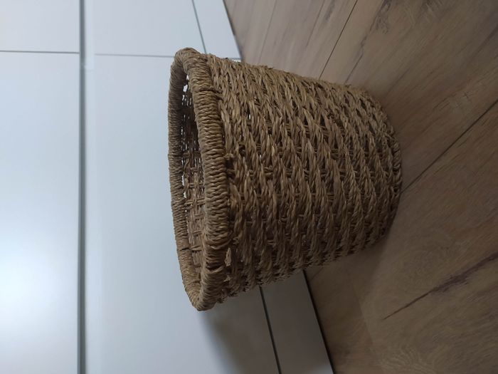 Panier en osier jute beige - photo numéro 5