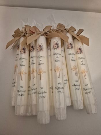 Cierge personnalisée