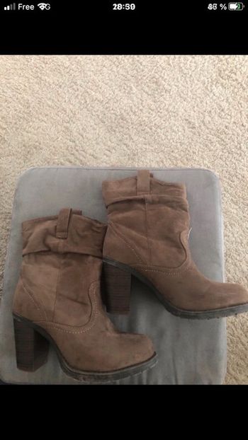 Bottines taille 37 avec talons