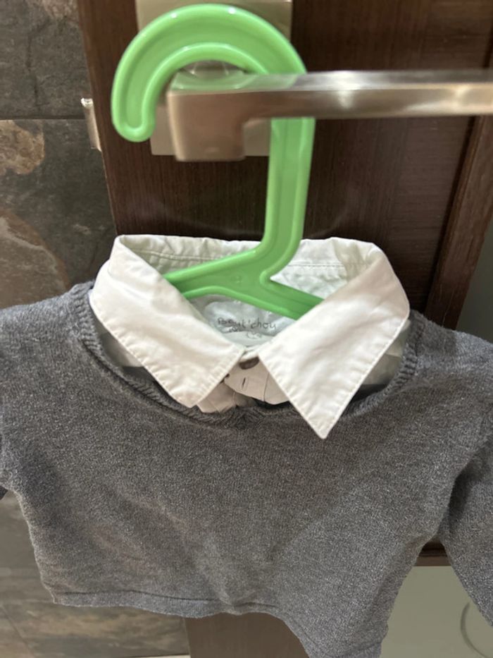 Pull col chemise - photo numéro 3