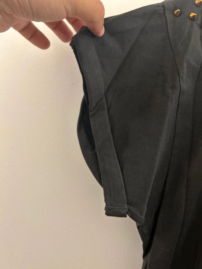 T shirt Topman XL epaulette clouté - photo numéro 6