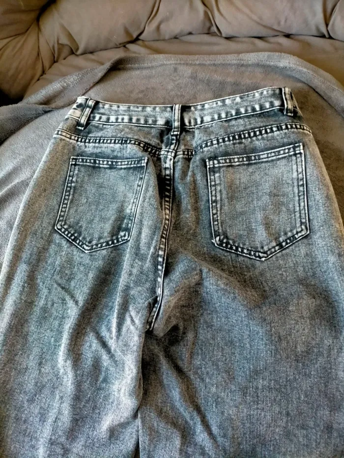2 jeans larges femme L - photo numéro 9