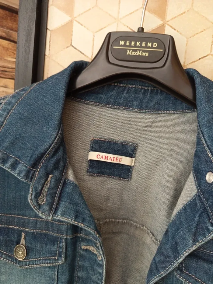 Veste en jean camaïeu t42 - photo numéro 4