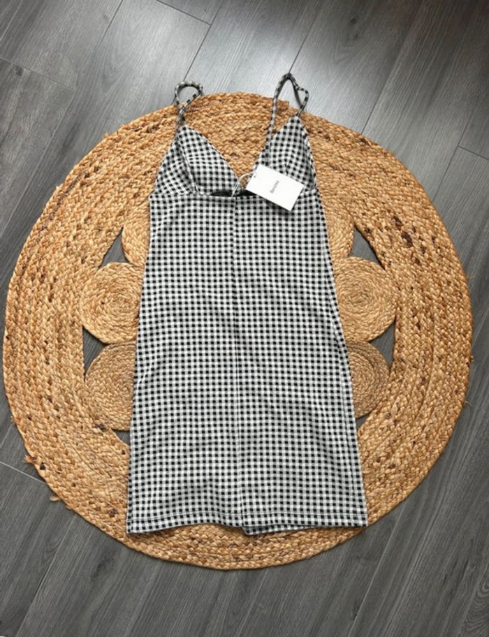 Robe à carreaux Bershka taille XS - photo numéro 2