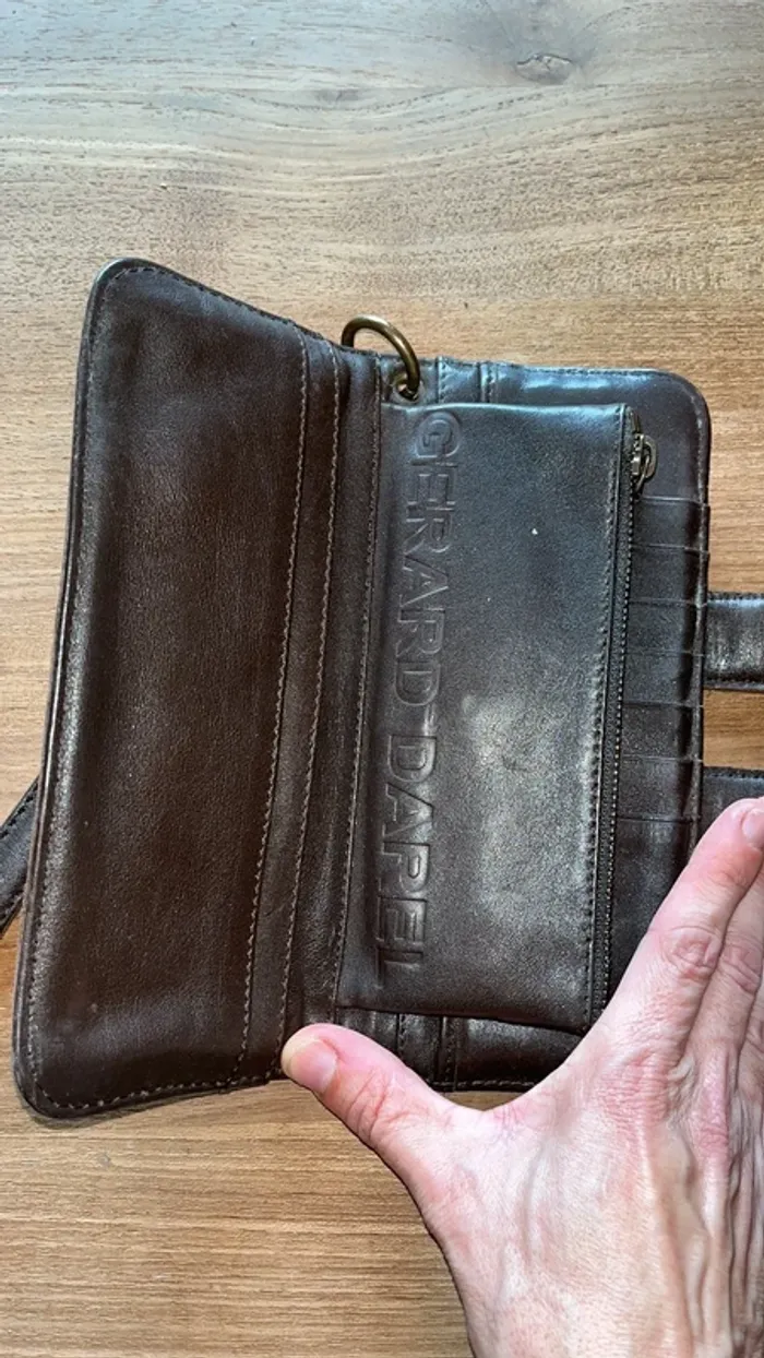 Portefeuille Gérard Darel marron - photo numéro 4