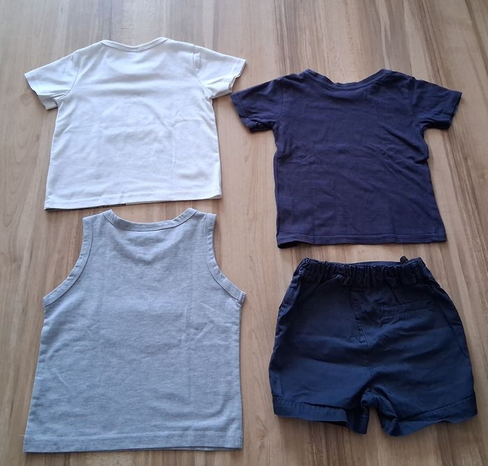 Lot de 4 vêtements été garçon taille 18/24 mois - photo numéro 2