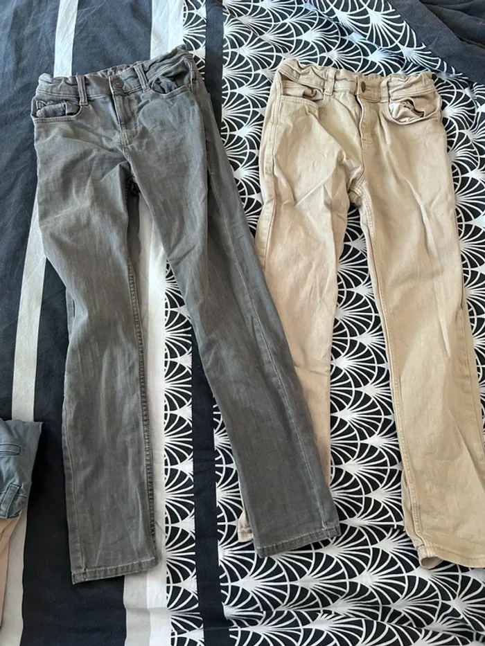 Lot 4 pantalons 10 ans kiabi garçon