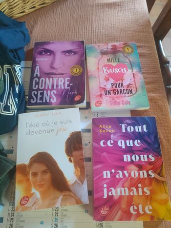 Lot de livres romance