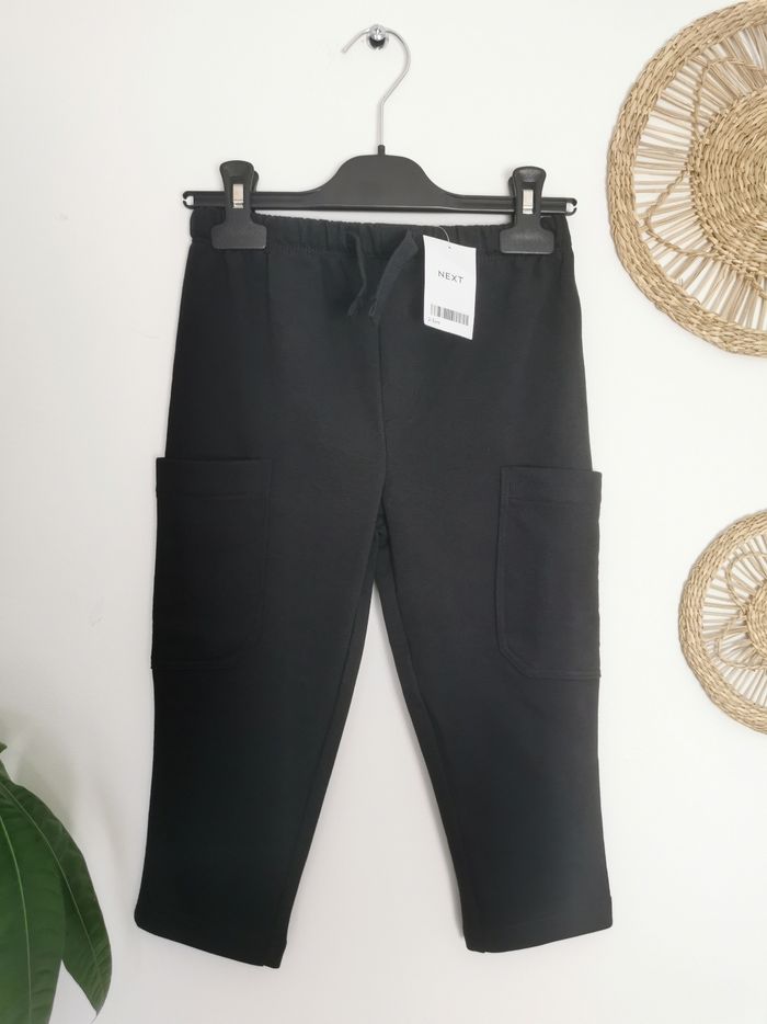 Pantalon jogger noir à poches Next 2/3 Ans