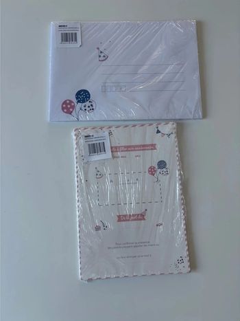 Cartes invitation Corolle