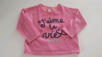 Pull léger 2 ans rose