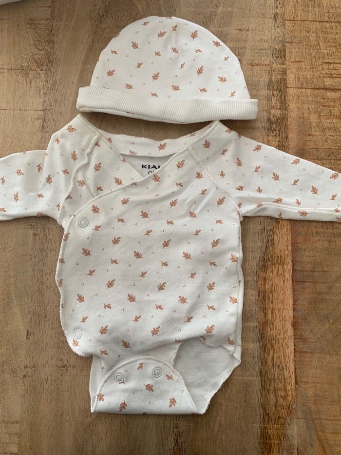 Bonnet + body naissance