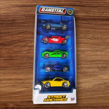 Boîte de 5 petites voitures Teamsterz neuves 🚗