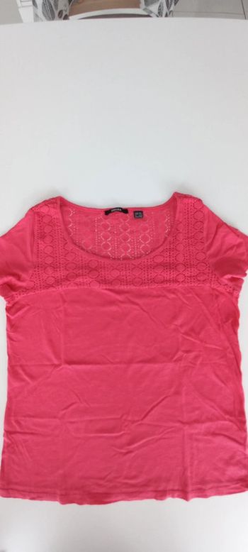 Tee-shirt femme rose