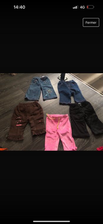 Lot pantalon 6 mois