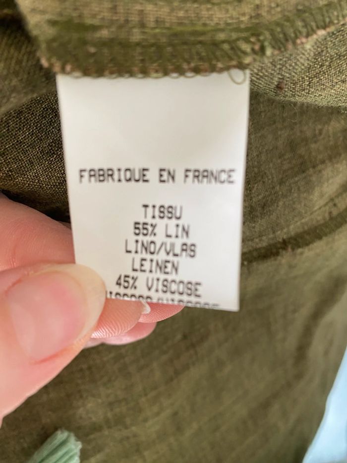 Veste légère kaki lin 1,2,3 - photo numéro 6