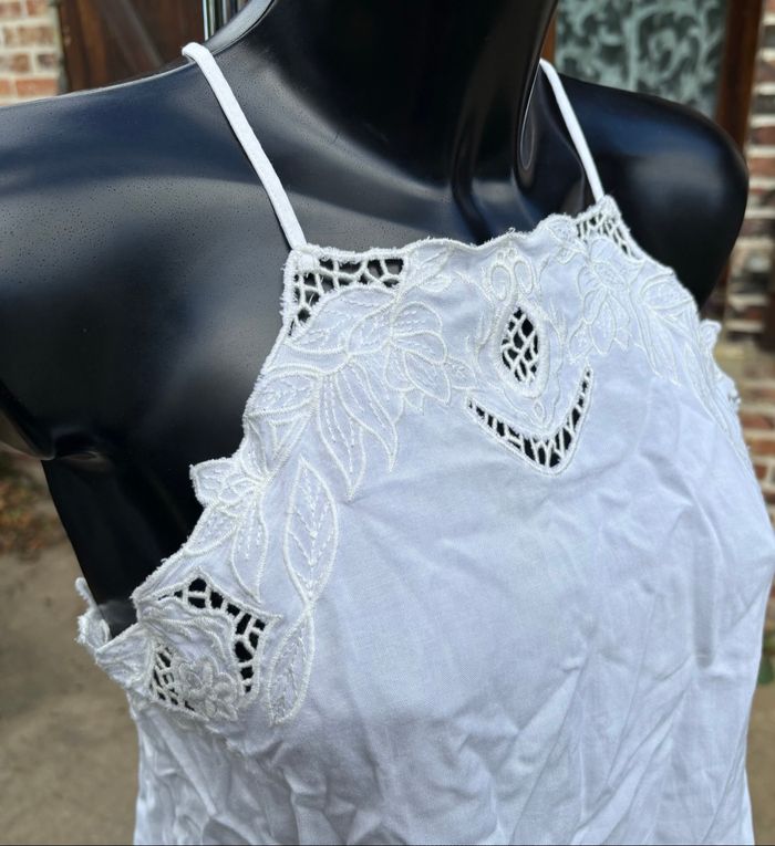 🤍 Top blanc à bretelles fines – Forever 21 – Taille 36 - photo numéro 2