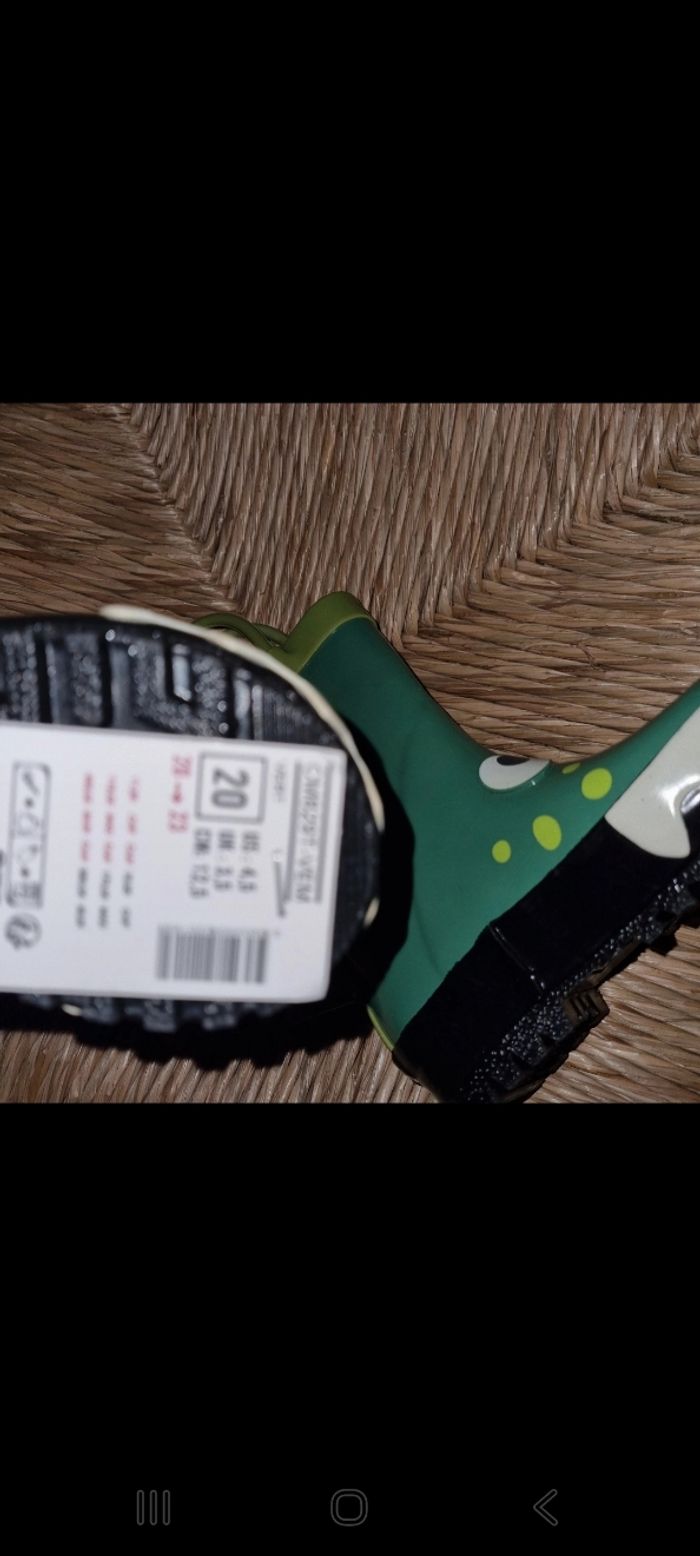 bottes de pluie DINO taille 20 🎁 neuf - photo numéro 8