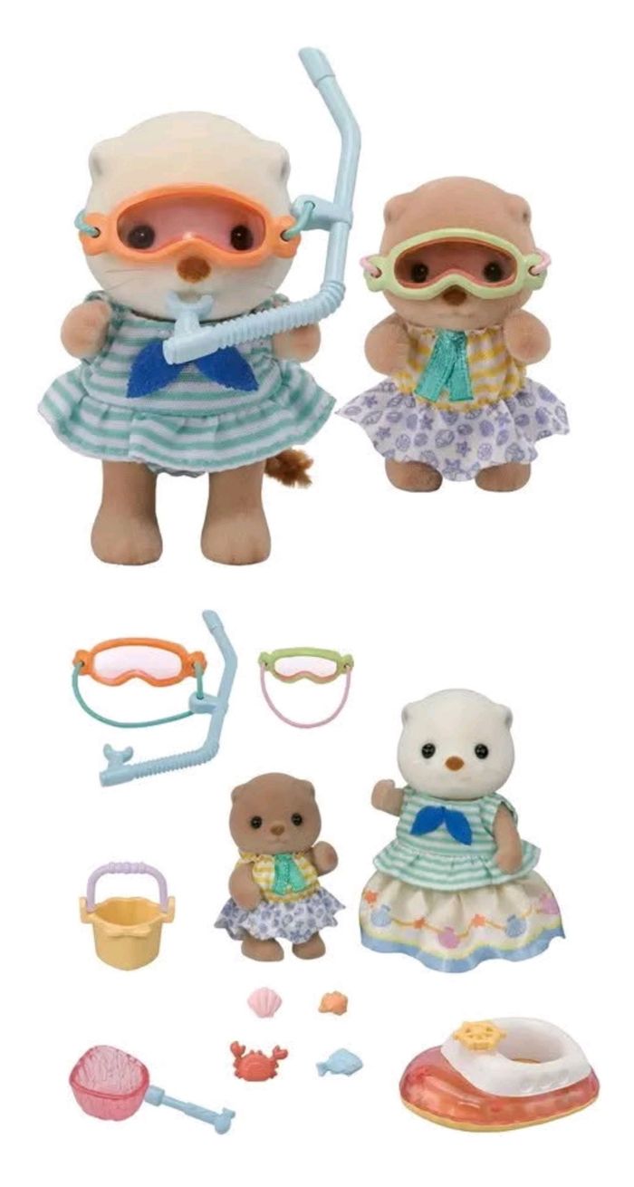 Sylvanian famille les sœurs loutre des mers - photo numéro 2