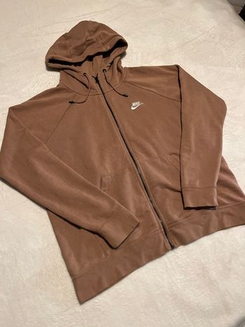 Sweat zip marron Nike - taille L