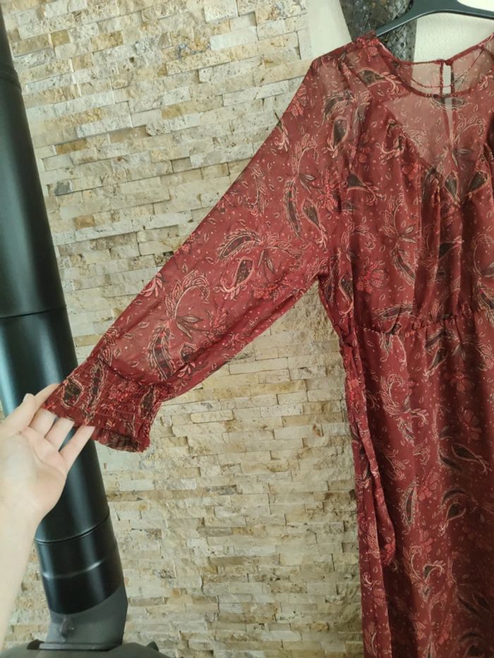 Robe longue bordeau - photo numéro 2