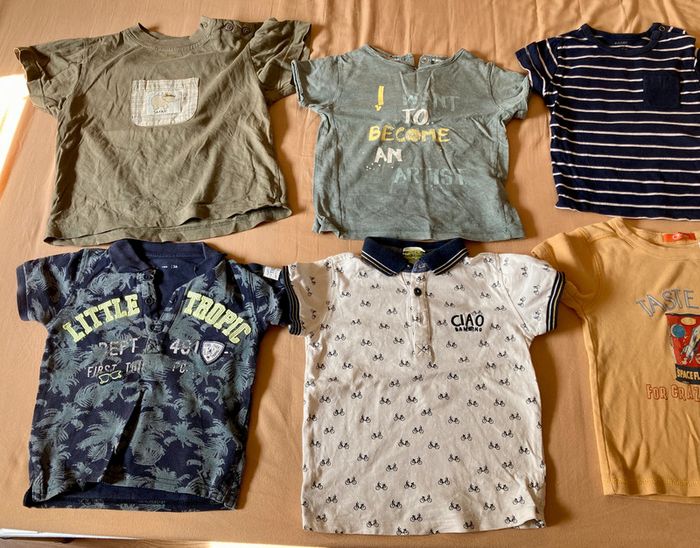 Lot de 9 t-shirts & polos - Taille 2 / 3 ans - photo numéro 5