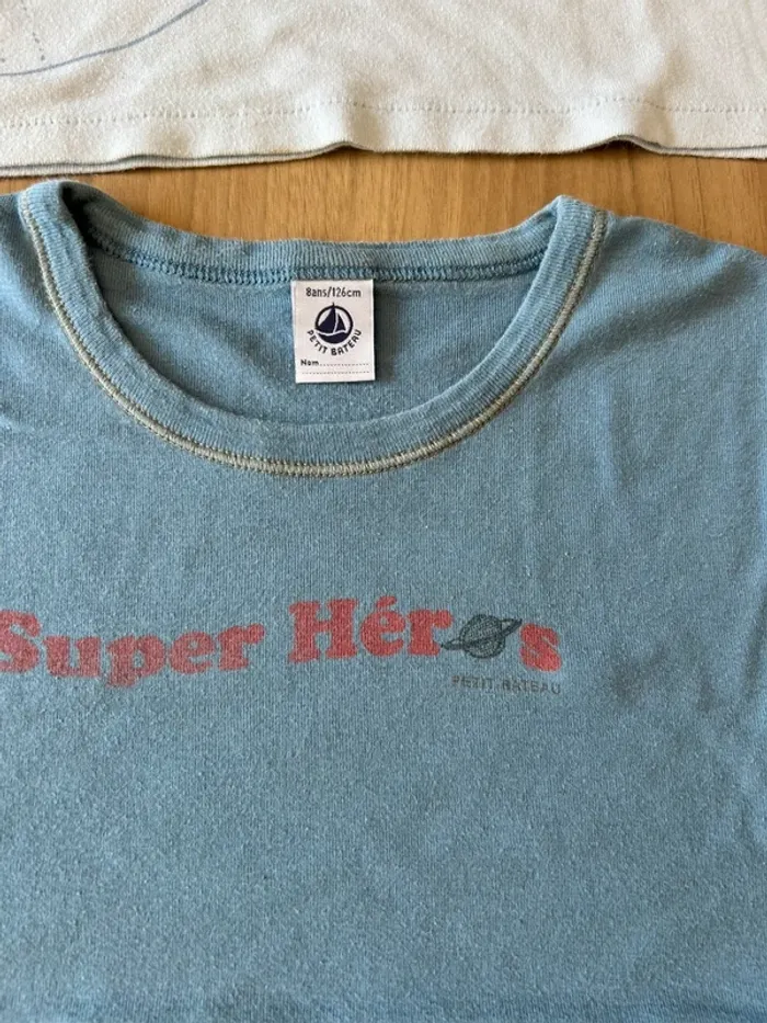 Tee shirt petit bateau 8 ans - photo numéro 7