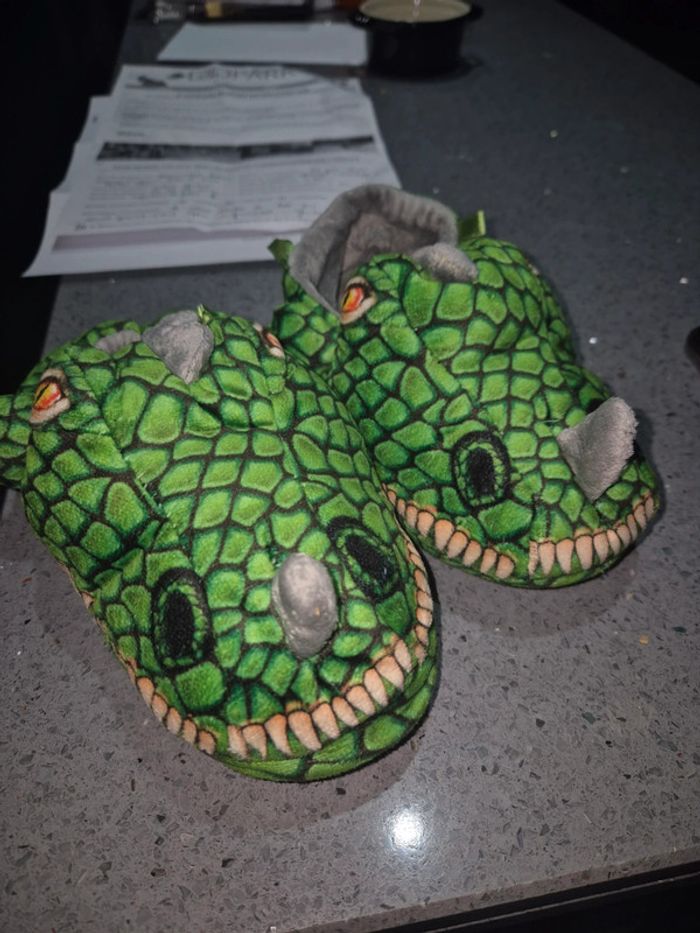 Chaussons dinosaure