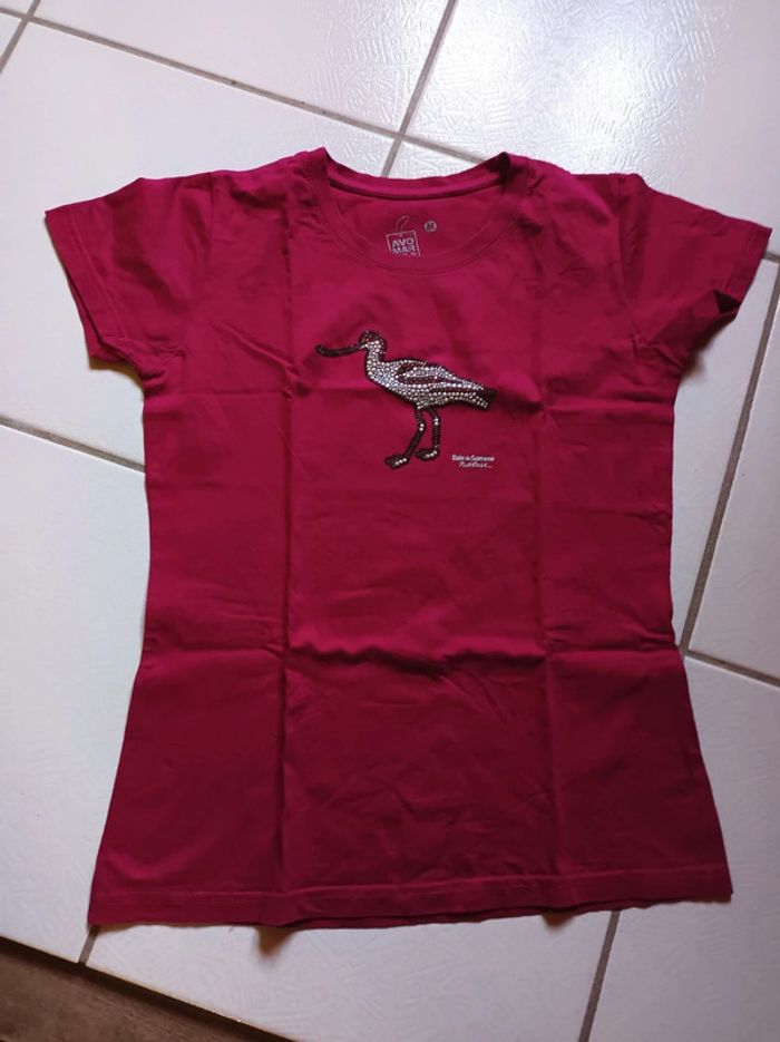 T-shirt femme rose Baie De Somme - photo numéro 7