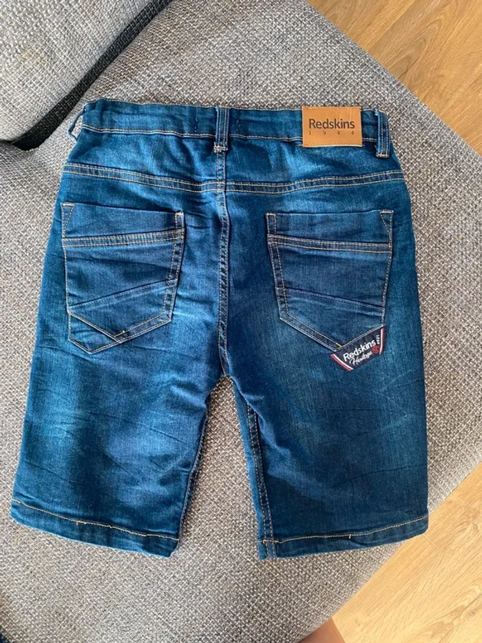 Lot 2 bermudas Redskins garçon – Jean bleu – Taille 10 ans – Neuf sans étiquette - photo numéro 8