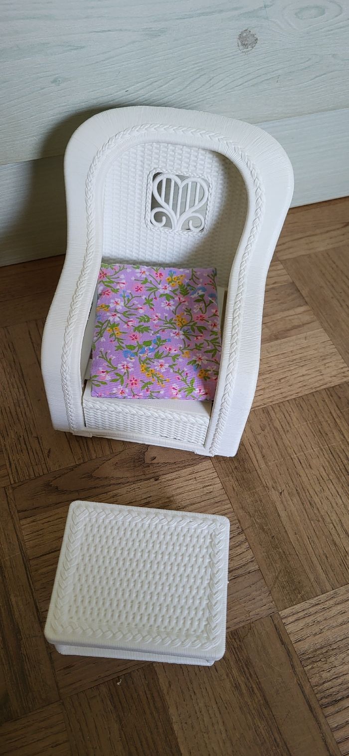 salon de jardin vintage barbie 1983 - photo numéro 3