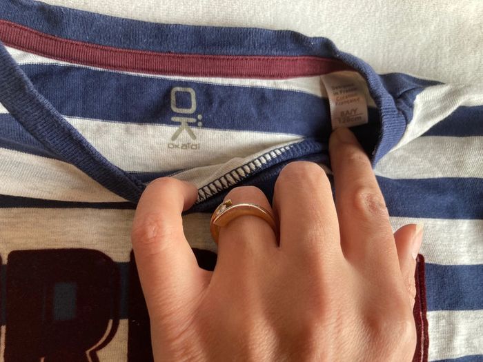 Tee-shirt manche longues okaidi 8 ans - photo numéro 3