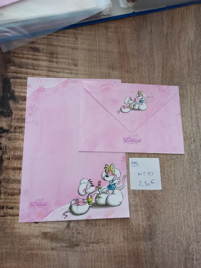 Papier à lettre Diddl 121 2,30€