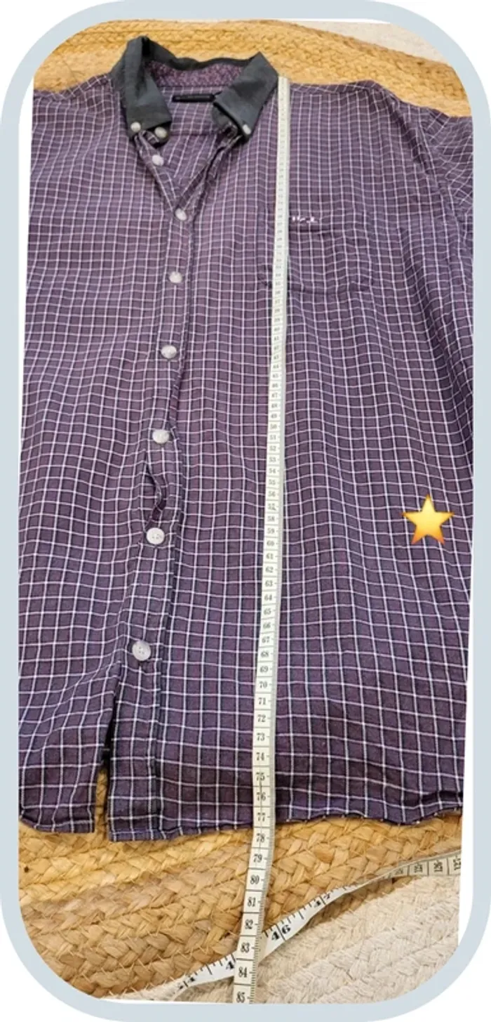Chemise à carraux homme Mise au Green – Taille XL – Très bon état
- Violet - photo numéro 11