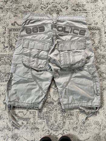 Jort baggy large 883 police taille 30US cargo hip-hop streetwear y2k skater brodé